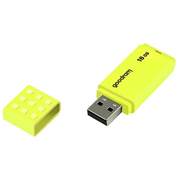 USB-Флешка USB 2.0 16GB Goodram UME2 Yellow (UME2-0160Y0R11)
