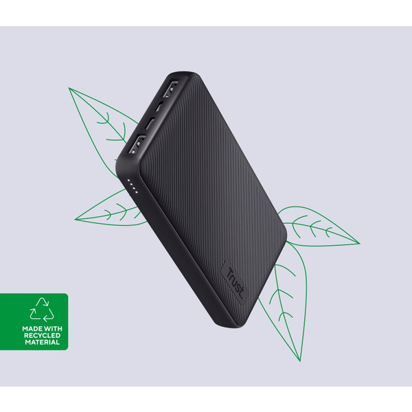 Зовнішній акумулятор (Power Bank) Trust Primo ECO 20000 mAh Black