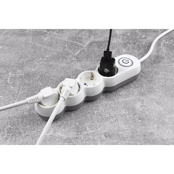 Фильтр питания 2E (2E-U04VESM3W) 4хSchuko, 3 м, белый