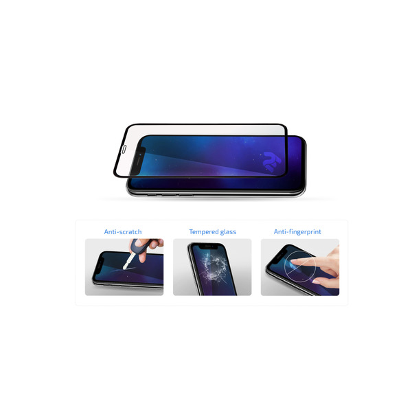 Захисне скло 2E для Samsung Galaxy A02 (A022) 2.5D FCFG Black border (2E-G-A02-SMFCFG-BB)