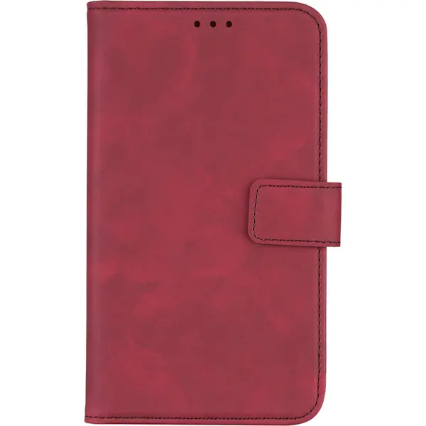 Чохол-книжка 2Е Silk Touch для смартфона 6-6.5" універсальний Carmine Red 2E-UNI-6-6.5-HDST-CRD