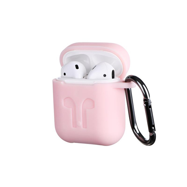 Чохол 2Е для Apple AirPods Pure Color Silicone (3mm) Imprint Light pink (2E-AIR-PODS-IBPCSI-3-LPK)