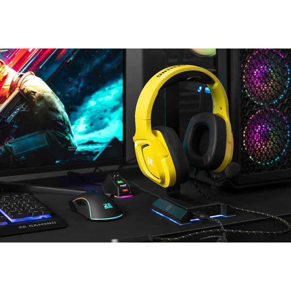 2E Gaming Подставка 3в1 для гарнитуры GST320 RGB 7.1 USB Black