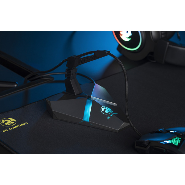 Тримач кабеля 2E Gaming Mouse Bungee Scorpio USB Silver (2E-MB001U)