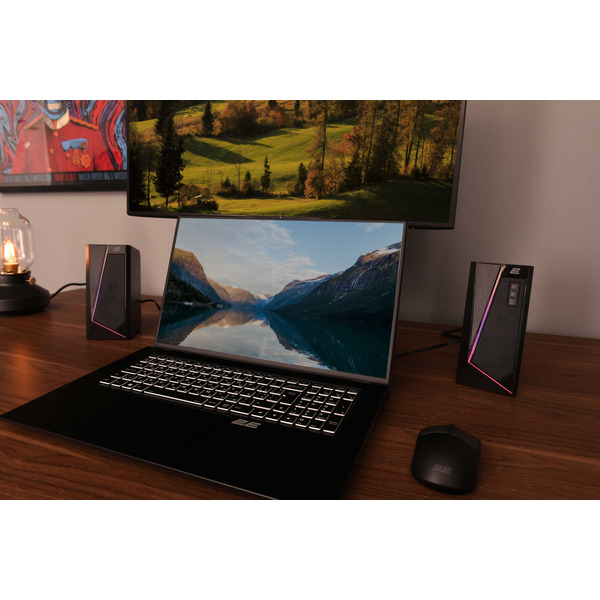 Акустична система 2E PCS233 RGB, 2.0, USB, Black (2E-PCS233BK)