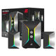 2E Акустическая система PCS301 RGB, 2.1, USB, Black