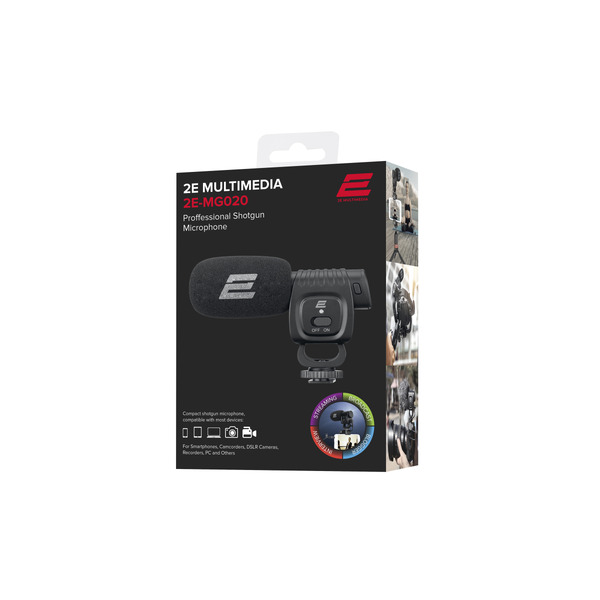 Мікрофон пушка 2Е MG020 Shoutgun Pro (2E-MG020)