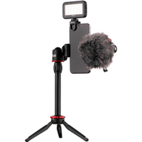 Микрофон с триподом для мобильных устройств 2Е MM011 Vlog KIT, 3.5mm