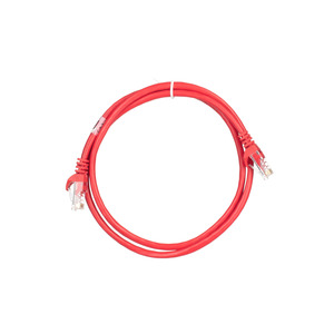 Патч-корд 2E Cat 5e, UTP, RJ45, 26AWG, 7/0.16 Cu, 1.00 m, PVC, Red (2E-PC5ECOP-100RD)