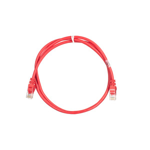 Патч-корд 2E Cat 5e, UTP, RJ45, 26AWG, 7/0.16 Cu, 1.20 m, PVC, Red (2E-PC5ECOP-120RD)