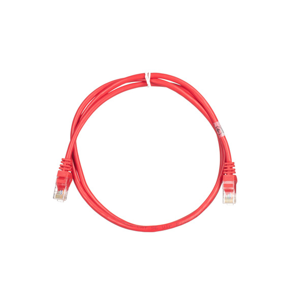 Патч-корд 2E Cat 5e, UTP, RJ45, 26AWG, 7/0.16 Cu, 1.20 m, PVC, Red (2E-PC5ECOP-120RD)