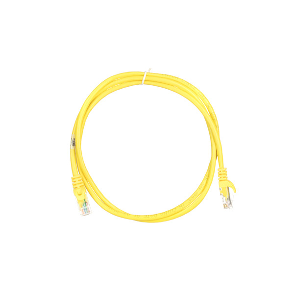 Патч-корд 2E Cat 5e, UTP, RJ45, 26AWG, 7/0.16 Cu, 1.20 m, PVC, Yellow (2E-PC5ECOP-120YLW)