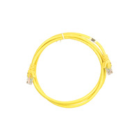 Патч-корд 2E Cat 5e, UTP, RJ45, 26AWG, 7/0.16 Cu, 1.50 m, PVC, Yellow (2E-PC5ECOP-150YLW)