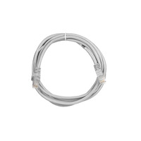 Патч-корд 2E Cat 5e, UTP, RJ45, 26AWG, 7/0.16 Cu, 2.20 m, PVC, Grey (2E-PC5ECOP-220GRY)
