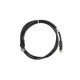 2E Cat 6,UTP,RJ45, 26AWG ,7/0.16 Cu, 1.00 m,PVC, Black