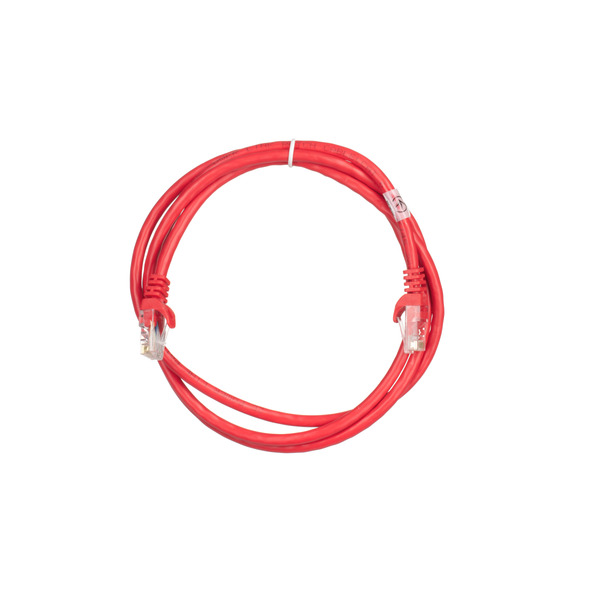 2E Cat 6,UTP,RJ45, 26AWG ,7/0.16 Cu, 1.50 m,PVC, Red