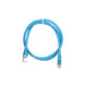 2E Cat 6, S-FTP экран оплётка фольга, RJ45, 4Х2 27AWG , 7/0.14 Cu, 1.00 m, PVC, Blue