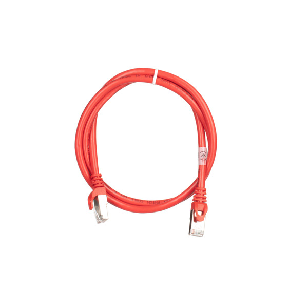 Патч-корд 2E Cat 6, S-FTP, RJ45, 4Х2 27AWG, 7/0.14 Cu, 1.00 m, PVC, Red (2E-PC6SFTPCOP-100RD)