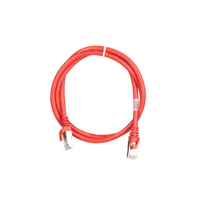 Патч-корд 2E Cat 6, S-FTP, RJ45, 4Х2 27AWG, 7/0.14 Cu, 1.00 m, PVC, Red (2E-PC6SFTPCOP-100RD)