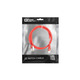 2E Cat 6, S-FTP экран оплётка фольга, RJ45, 4Х2 27AWG , 7/0.14 Cu, 1.00 m, PVC, Red