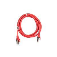 Патч-корд 2E Cat 6, S-FTP, 4Х2 27AWG, 7/0.14 Cu, 1.50 m, PVC, Red (2E-PC6SFTPCOP-150RD)