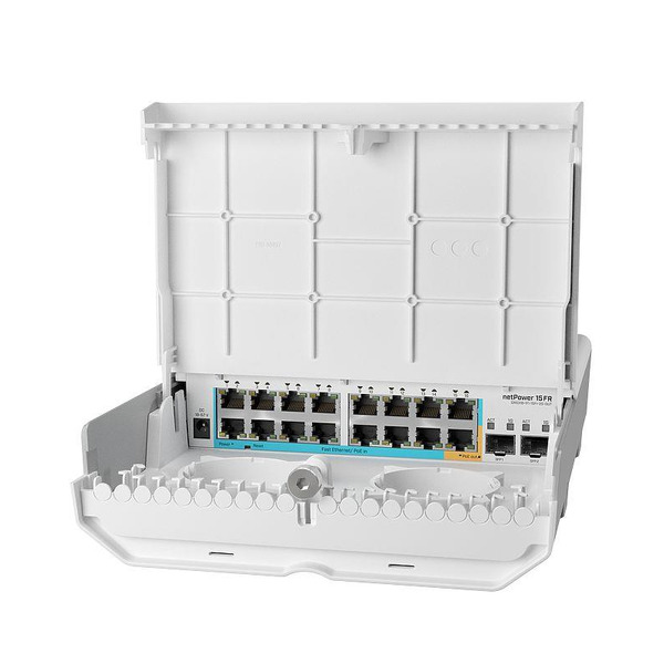 Комутатор MikroTik Cloud Router Switch netPower 15FR (CRS318-1FI-15FR-2S-OUT)