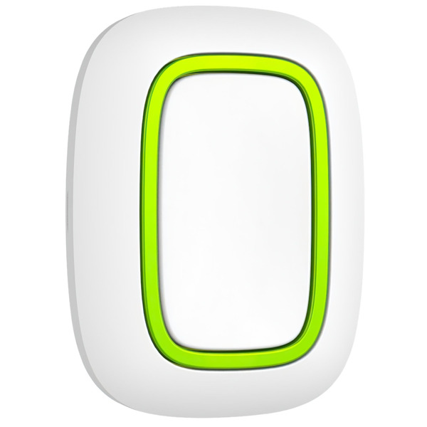Бездротова тривожна кнопка Ajax Button, біла (000014729)