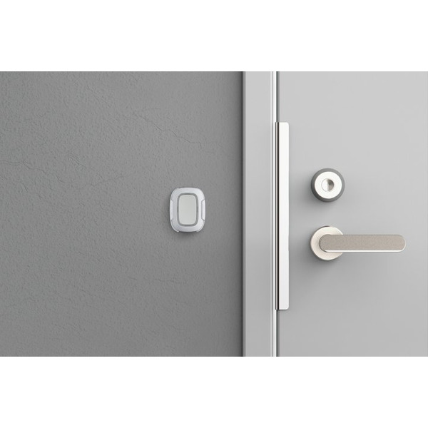 Бездротова тривожна кнопка Ajax DoubleButton біла