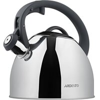 ARDESTO Чайник Gemini Cremona, 2.5 л, серый, нержавеющая сталь