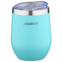 ARDESTO Термочашка Compact Mug 350 мл, голубой, нержавеющая сталь