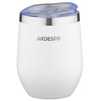 ARDESTO Термочашка Compact Mug 350 мл, белый, нержавеющая сталь