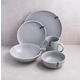 ARDESTO Тарелка суповая Cremona, 20 см, Dusty grey, керамика