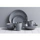 Тарілка супова Ardesto Bagheria 20 см, Grey (AR2920GREY)