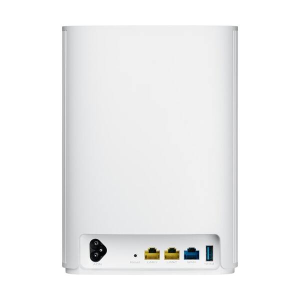 Mesh-система ASUS ZenWiFi AX Hybrid XP4 2PK AX1800 AV1300 2xGE LAN 1xGE WAN 1xUSB 3.2 PLC MU-MIMO OFDMA MESH