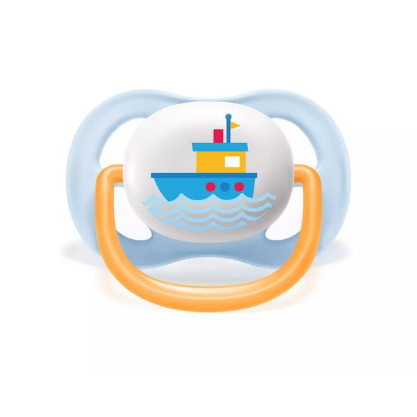 Пустушка Avent ортодонтична Ultra Air I love для хлопчиків 0-6 міс 2шт SCF080/01