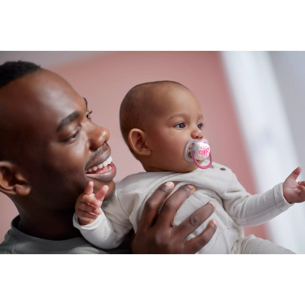 Пустышка Avent ортодонтическая Ultra Air I love для девочек 0-6 мес 2шт SCF080/02