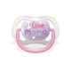 Avent Пустышка ортодонтическая Ultra Air I love для девочек 0-6 мес 2шт