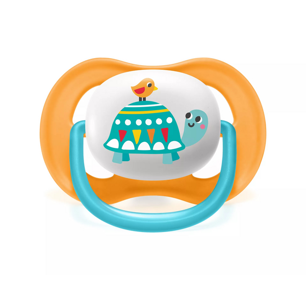 Пустушка Avent ортодонтична Ultra Air Animal для хлопчиків 6-18 міс 2шт SCF080/07