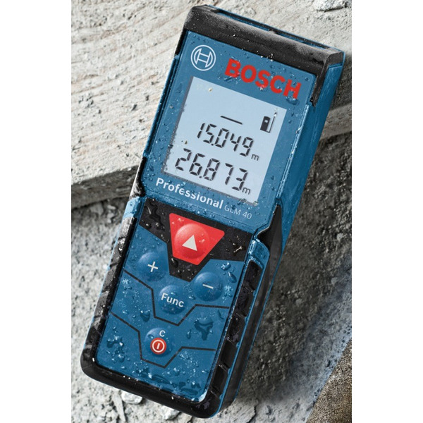 Далекомір лазерний Bosch Professional GLM 40, ± 1.5 мм, 0,15-40м (0.601.072.900)