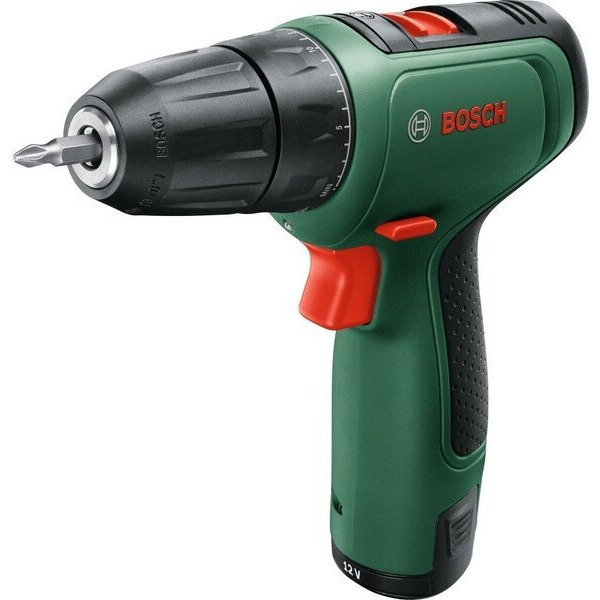 Bosch Шуруповерт-дрель EasyDrill 1200, 12В, 1х1.5Ач, 30Нм, 400/1500 об/мин, ЗУ, 0.94кг, кейс