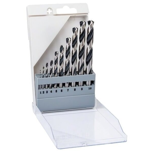 Набір свердел по металу HSS PointTeQ 10 шт.