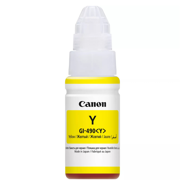 Водорозчинні чорнила для принтера Canon GI-490 Yellow (0666C001)