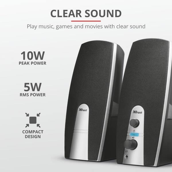 Комп'ютерні колонки Trust 2.0 Mila (16697_TRUST)