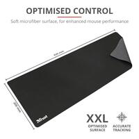 Коврик для мыши Trust Mouse Pad XXL Black (930х300х3мм)