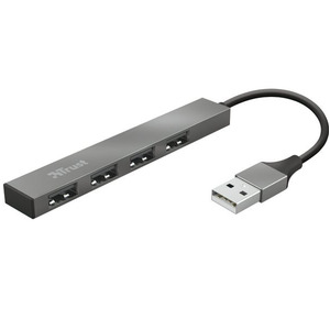 Trust Halyx Aluminium 4-Port Mini USB Hub