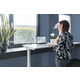 Стол DIGITUS Electric Height Adjustable 73-123cm white (DA-90407)