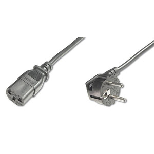 Мережевий дріт Digitus (Schuko90/M - C13/F) 1.8m, Black (AK-440100-018-S)