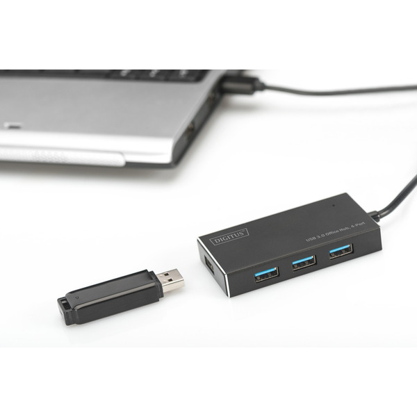USB-хаб Digitus USB 3.0 Hub DA-70240-1