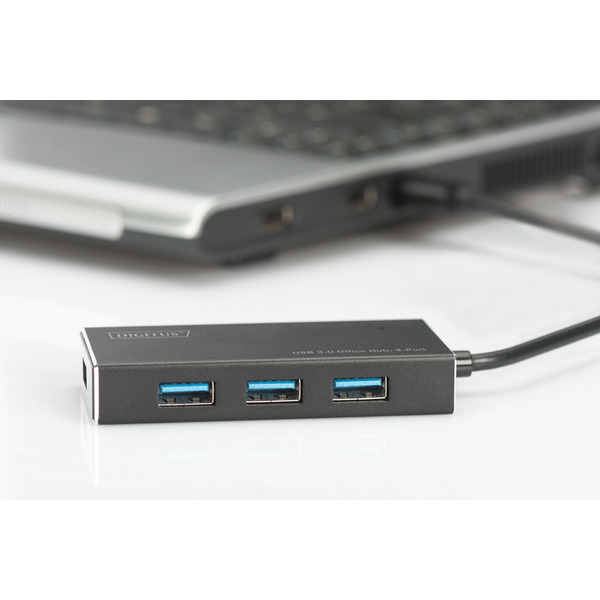 USB-хаб Digitus USB 3.0 Hub DA-70240-1