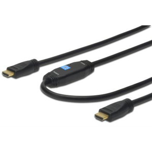 Кабель ASSMANN HDMI High speed із підсилювачем (AM/AM) 30m, Black (AK-330105-300-S)